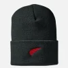 Wing Logo Knit Beanie Hat